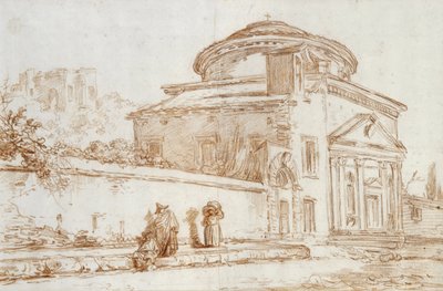 Villa Sacchetti, Rome by Hubert Robert